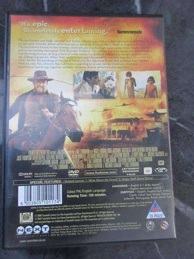 AUSTRALIA DVD Nicole Kidman Hugh Jackman  [DVD BBOX 3] Region 2