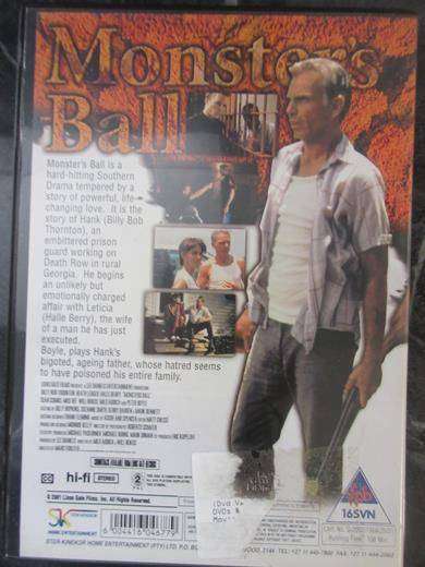 MONSTER'S BALL DVD Heath Ledger Halle Berry  [DVD BBOX 3] Region 2