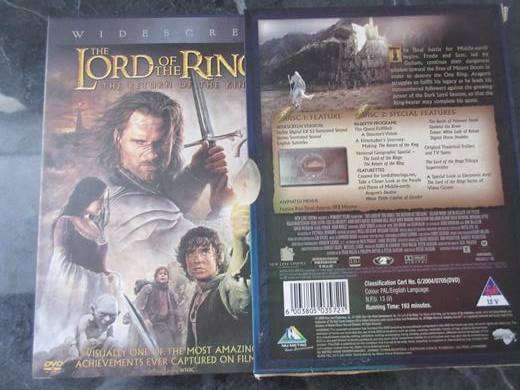 THE LORD OF THE RINGS The Return of the King 2xDVD [DVD BBOX 3] Region 2 EX