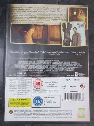 A VERY LONG ENGAGEMENT DVD  [BBOX 2]