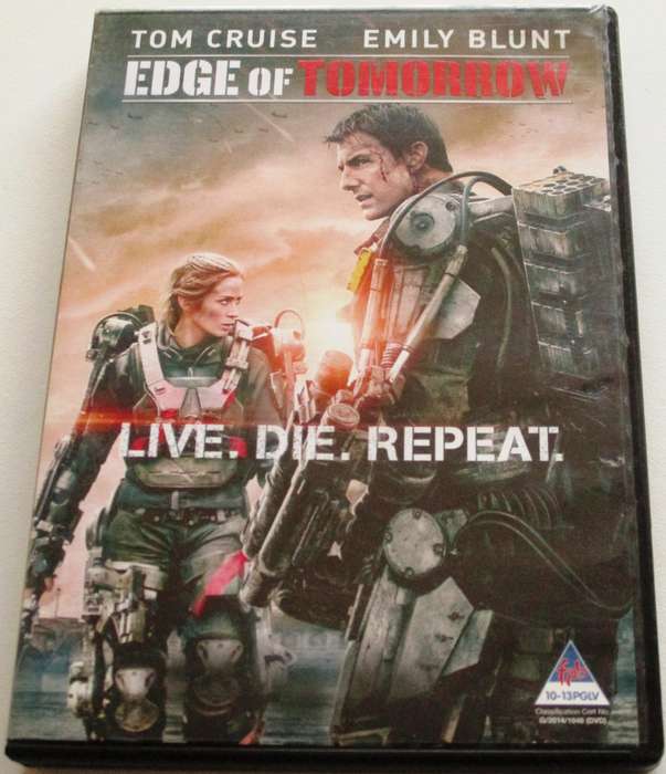 EDGE OF TOMORROW Tom Cruise Emily Blunt DVD [BBOX 12]