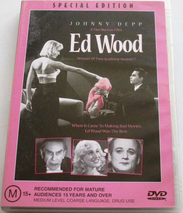 ED WOOD Johnny Depp DVD [BBOX 12] Region 4