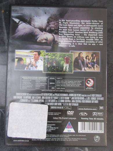 THE HAPPENING DVD Mark Wahlberg [DVD BBOX 3] Region 2