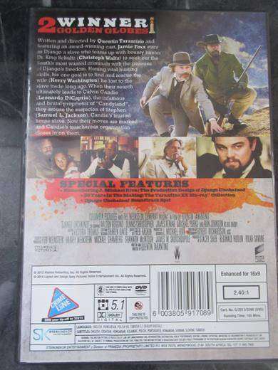 DJANGO UNCHAINED DVD Leonardo Caprio  [DVD BBOX 3] Region 2