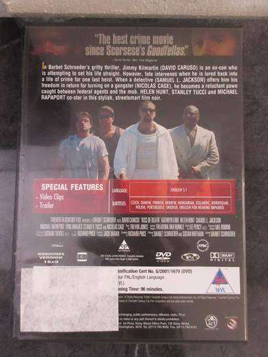 KISS OF DEATH DVD Samuel L Jackson Nicholas Cage  [DVD BBOX 3] Region 2