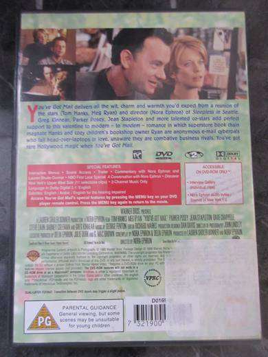 YOU'VE GOT MAIL DVD Tom Hanks Meg Ryan [DVD BBOX 3] Region 2