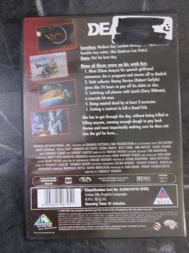 DEAD FISH Billy Zane [DVD BBOX 3] Region 2