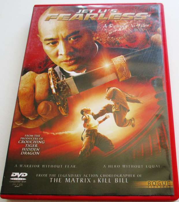 FEARLESS Jet Li DVD [BBOX 11]