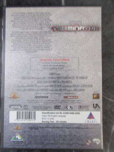 TERMINATOR DVD Schwarzenegger [DVD BBOX 3] Region 2