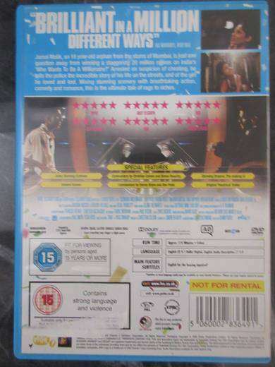 SLUMDOG MILLIONAIRE DVD [BBOX 8] Region 2