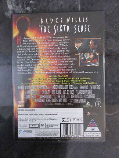 THE SIXTH SENSE Bruce Willis DVD [BBOX 8] Region 2