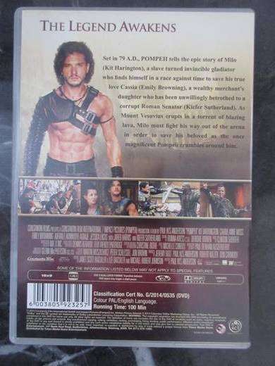 POMPEII DVD [BBOX 8] Region 2