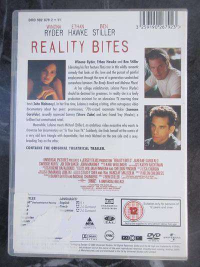 REALITY BITES DVD Winona Ryder Ben Stiller [DVD BBOX 5] Region 2