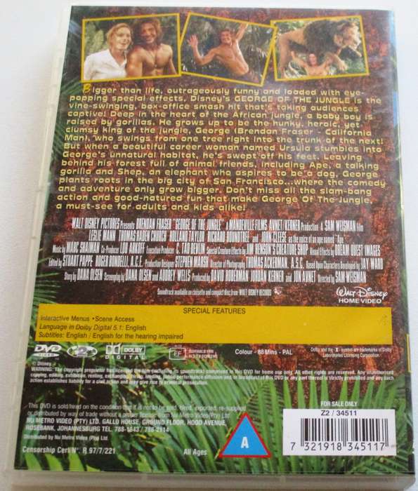 GEORGE OF THE JUNGLE DVD  [BBOX 1]