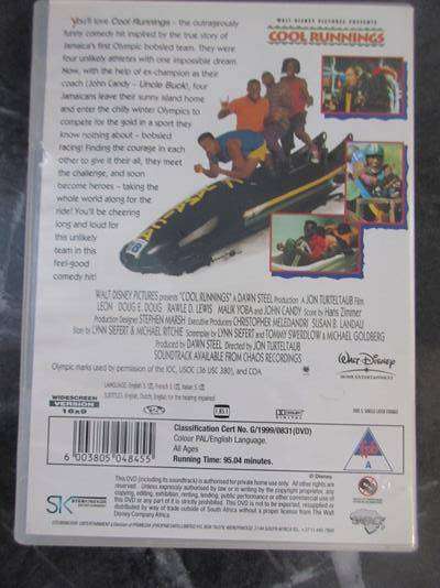 COOL RUNNINGS DVD [BBOX 8] Region 2