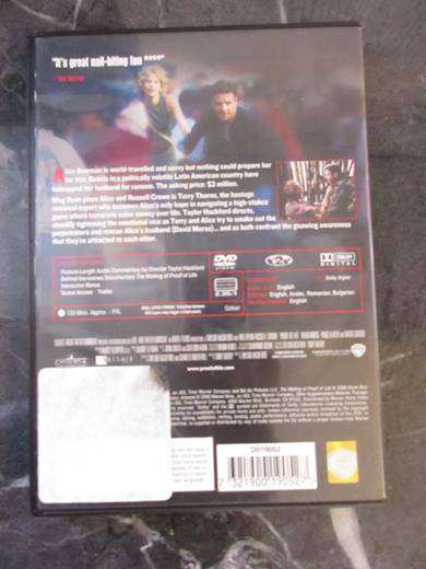 PROOF OF LIFE DVD Meg Ryan Russell Crowe [BBOX 6] Region 2