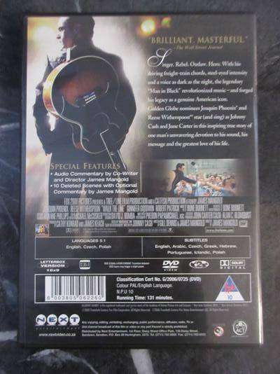 WALK THE LINE DVD Joaquin Phoenix Reese Witherspoon [BBOX 5] Region 2