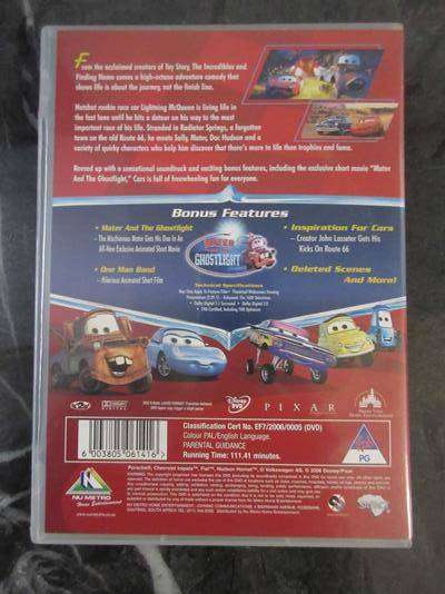 CARS DVD [BBOX 6] Region 2