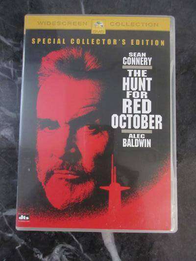 THE HUNT FOR THE RED OCTOBER DVD Sean Connery Alec Baldwin [BBOX 6] Region 2