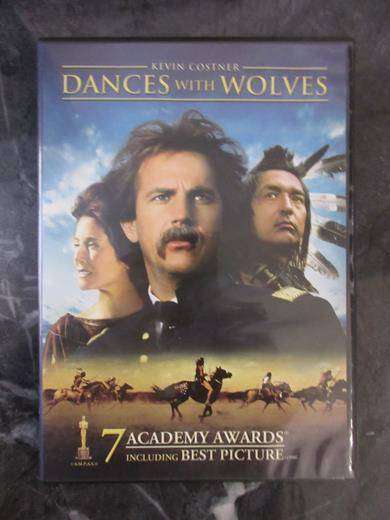 DANCES WITH WOLVES DVD Kevin Costner [BBOX 6] Region 2