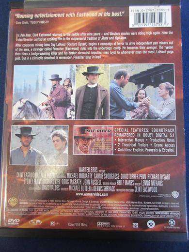 PALE RIDER MEN DVD [BBOX 6] Region 1