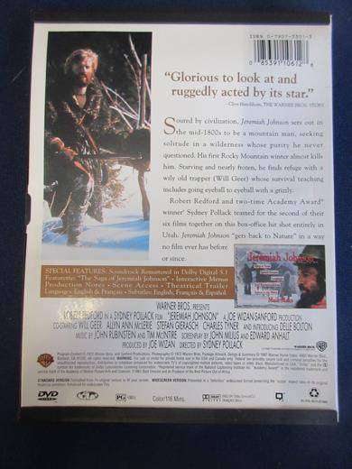 JEREMIAH JOHNSON DVD Robert Redford [DVD BBOX 11] Region 1