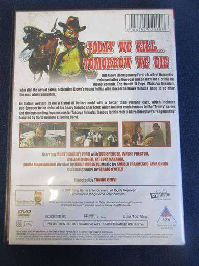 TODAY WE KILL.... TOMORROW WE DIE DVD Bud Spencer  [DVD BBOX 11] Region 2