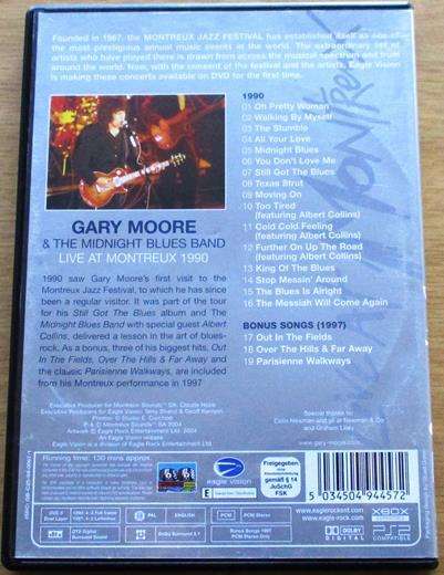 GARY MOORE Live at Montreux 1990 DVD