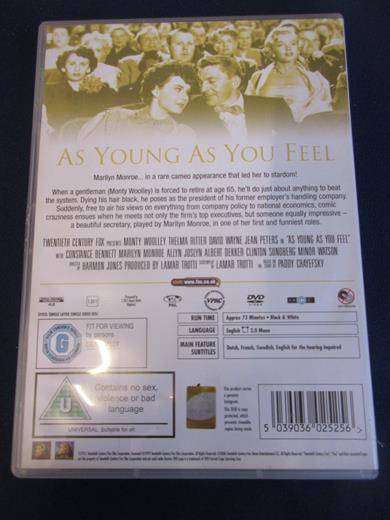MARILYN MONROE As Young as you Feel DVD [BBOX 10] Region 2