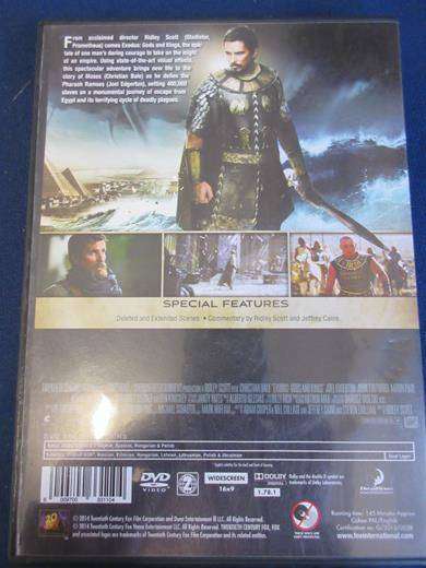 EXODUS GODS AND KINGS DVD [BBOX 10] Region 2