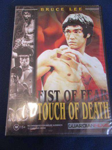 FIST OF FEAR TOUCH OF DEATH Bruce Lee DVD [BBOX 10] Region 2