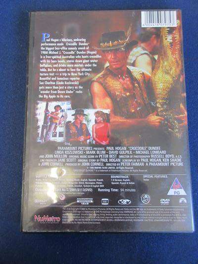 CROCODILE DUNDEE DVD  Paul Hogan [BBOX 10] Region 2