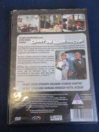 CARRY ON AGAIN DOCTOR DVD [DVD BBOX 10] Region 2