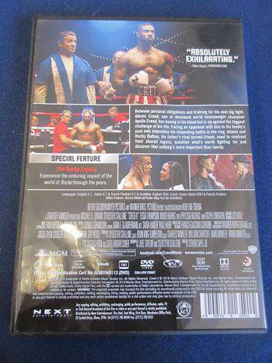 CREED DVD Michael Jordan Sylvester Stallone [BBOX 10] Region 2