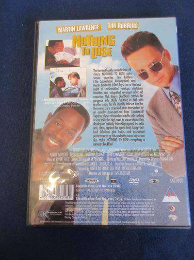 NOTHING TO LOSE DVD Martin Lawrence Tim Robbins[BBOX 10] Region 2