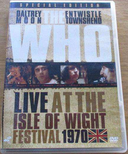 THE WHO Live at the Isle of Wight Festival 1970 DVD