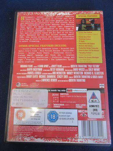 PULP FICTION 2 DISC COLLECTOR'S EDITION DVD [BBOX 10] Region 2