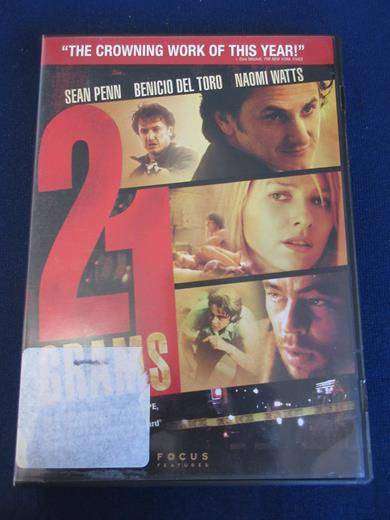 21 GRAMS DVD Sean Penn Naomi Watts [BBOX 10] Region 2
