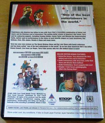 TERRY FATOR Live from Las Vegas DVD [BBOX 9]