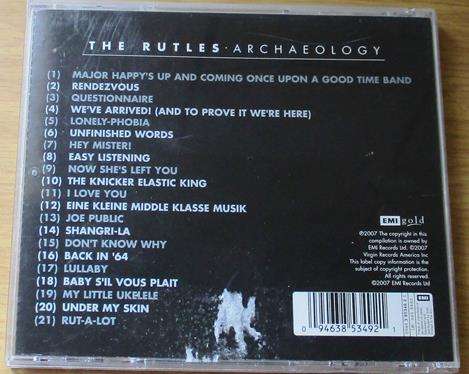 THE RUTLES Archaeology CD