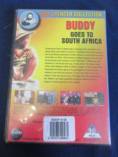 BUDDY GOES TO SOUTH AFRICA DVD Bud Spencer [BBOX 9] Region 2