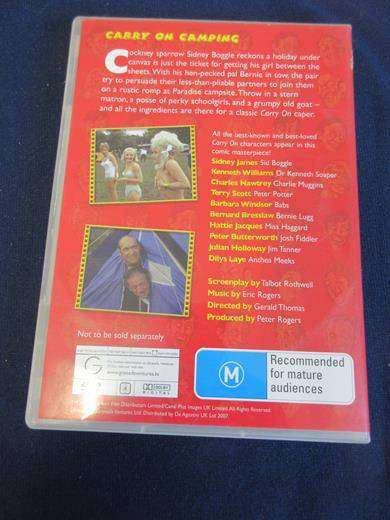 CARRY ON CAMPING DVD [BBOX 9] Region 2