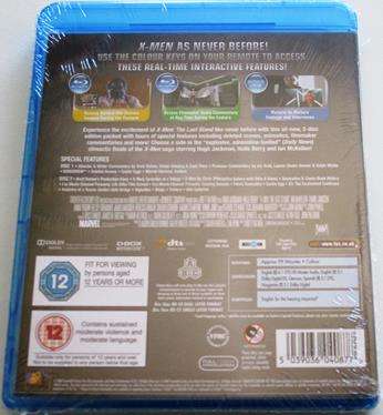 THE X-MEN The Last Stand BLU RAY
