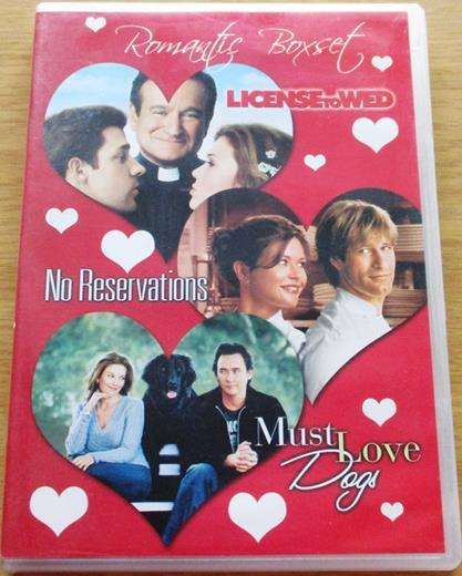 ROMANTIC BOXSET License to Wed / No Reservations / Must Love Dogs 3xDVD [BBOX 6]