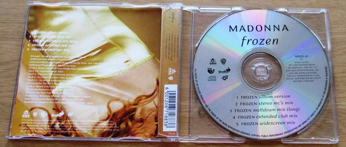MADONNA Frozen CD Maxi Single South African release [CD Single Shelf]