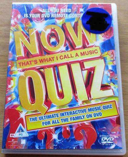 NOW THAT'S WHAT I CALL A MUSIC QUIZ DVD [BOX SET SHELF]