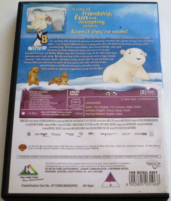 THE LITTLE POLAR BEAR DVD [BBOX 15]