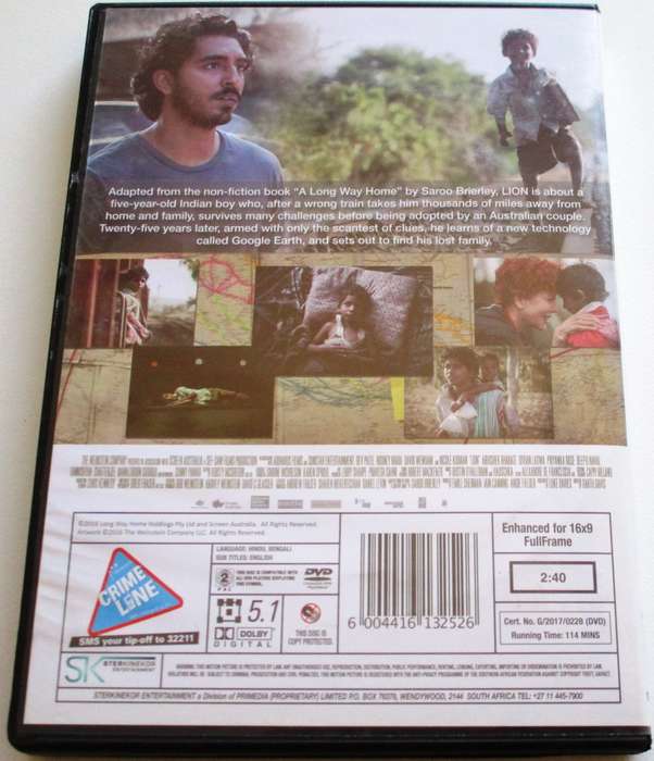 LION Nicole Kidman DVD [BBOX 15]