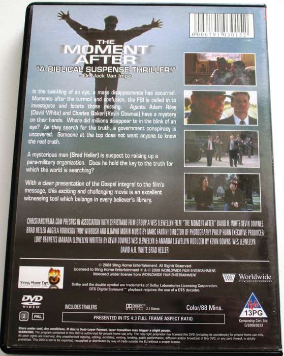 THE MOMENT AFTER David White DVD [BBOX 6]