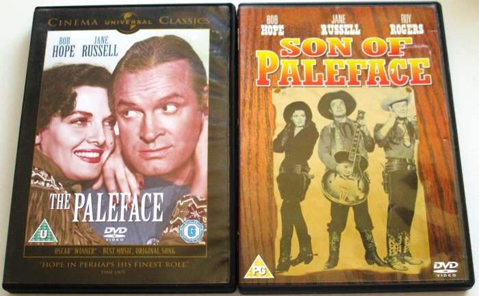 PALEFACE + SON OF PALEFACE Bob Hope DVD [BBOX 12]